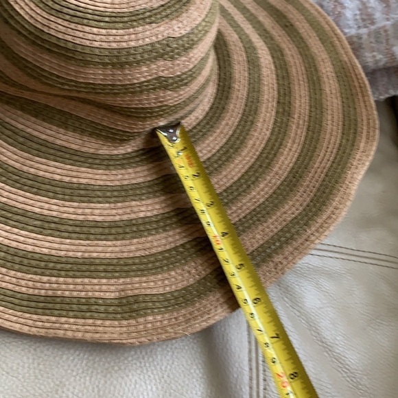 Steve Madden Floppy Straw paper Beach Hat one size - Picture 4 of 11